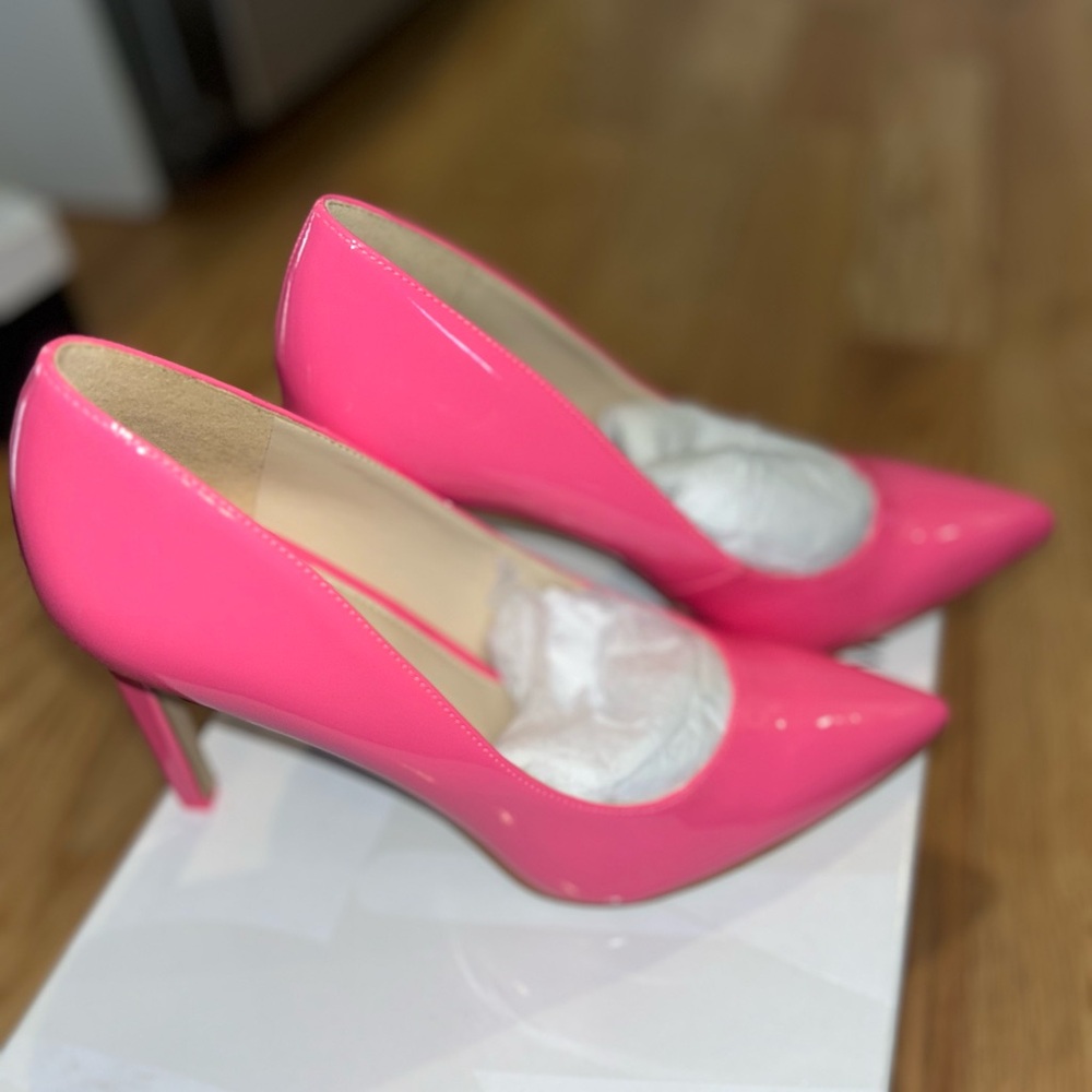 Medium Pink Nine West Heels